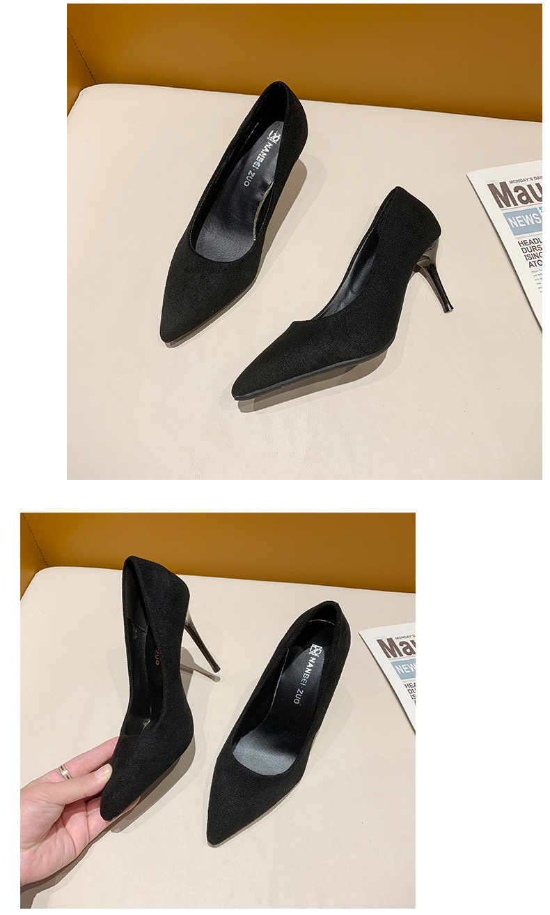 Women's Sexy Solid Color Point Toe Pumps display picture 13