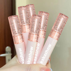 Kakashow Bubble Bear Velvet Lip Glaze: Matte, Non-Sticky, Affordable, Niche Choice—Perfect for Students & Natural-Looking, Brightening Lip Tint