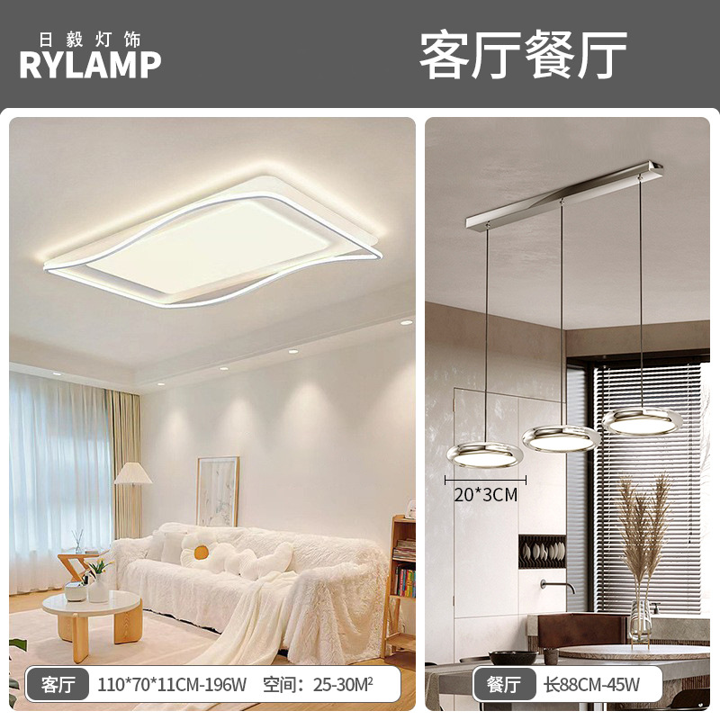 Lámpara de restaurante moderna minimalista de alta gama de lámpara de mesa de comedor de tres extremos red de lujo ligero italiano diseño creativo de lámpara de disco volador