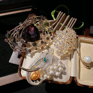 �K���� �������ʯ��� Vintage �18K�� �ѹ�Ӣ�ʯؐ�����