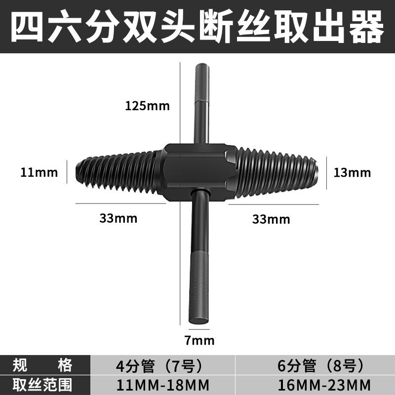 Extractor de Tornillos Rotos de Doble Cabeza Multiuso para Tubería de Agua image 6