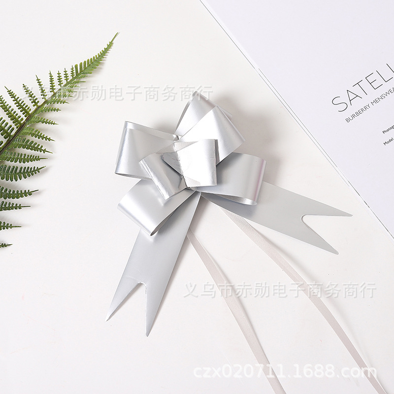 Laminación láser dibujado a mano flor Navidad embalaje de regalo fiesta boda celebración decoración mate ajuste tirar flor