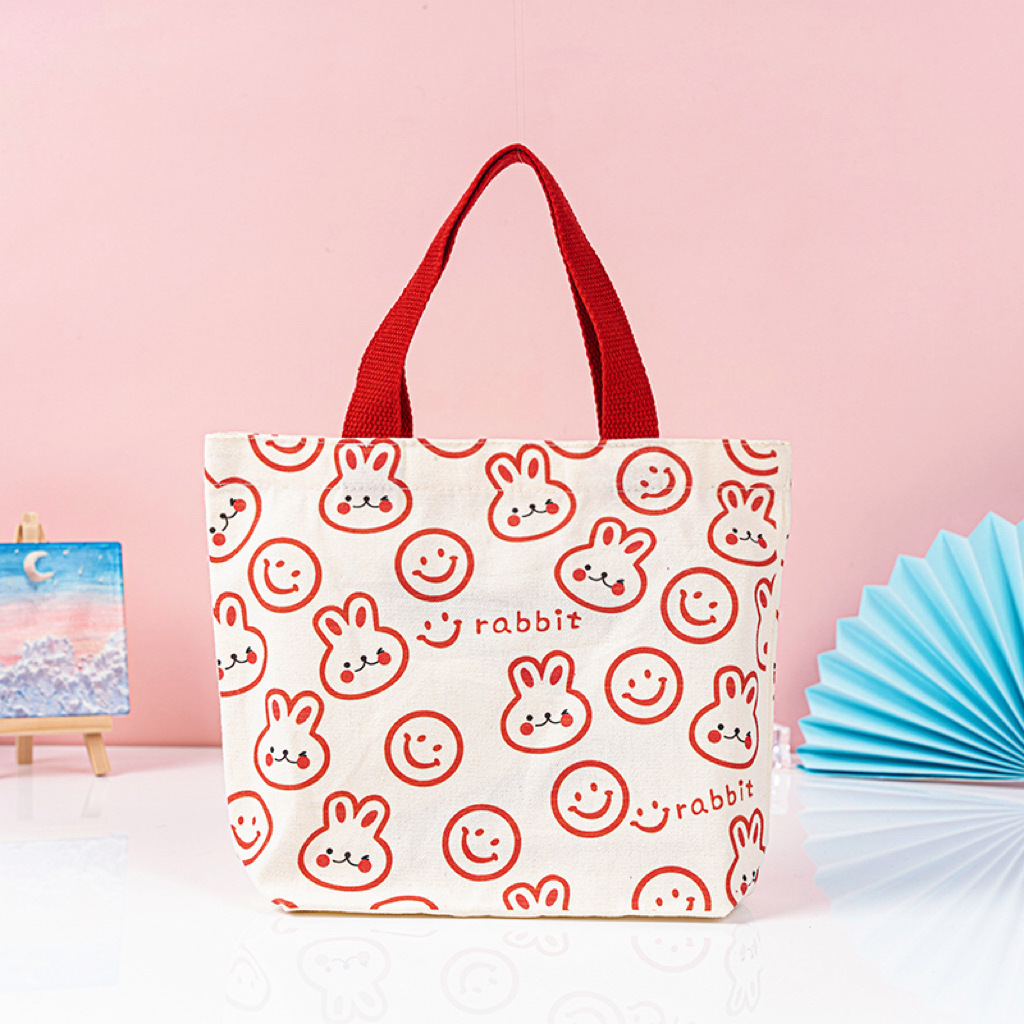 Bolsa de regalo de graduación de niños bolsas de lona portátiles de dibujos animados estudiantes bebés regalo de cumpleaños bolsa de lona spot