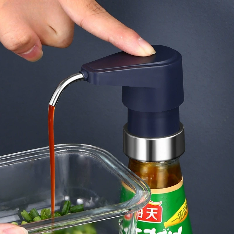 Клапан вакуумный для бутылки соусо́в, насос для oyster sauce, усиленная версия, 1 кг