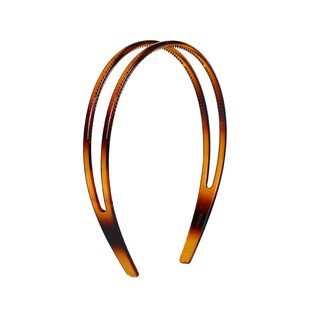 Tortoise shell two tendon headband bright black octopus clip women's hairpin back head clip temperament hairband hair accessories wholesale