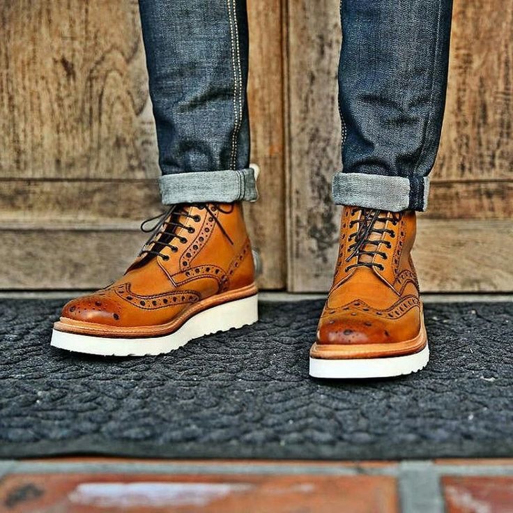 亚马逊独立站跨境外贸新款欧系带美式复古咔叽阿美男士中筒马丁靴