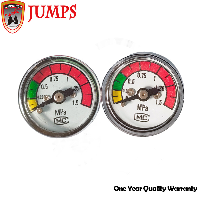 九派工厂25mm轴向微型压力表 咖啡机压力表 印刷机减压阀用压力表