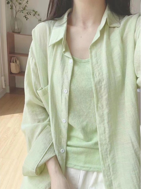 夏季苎麻衬衣老钱风衬衫棉麻亚麻厅里厅气上衣丁达尔薄款防晒衬衣|undefined