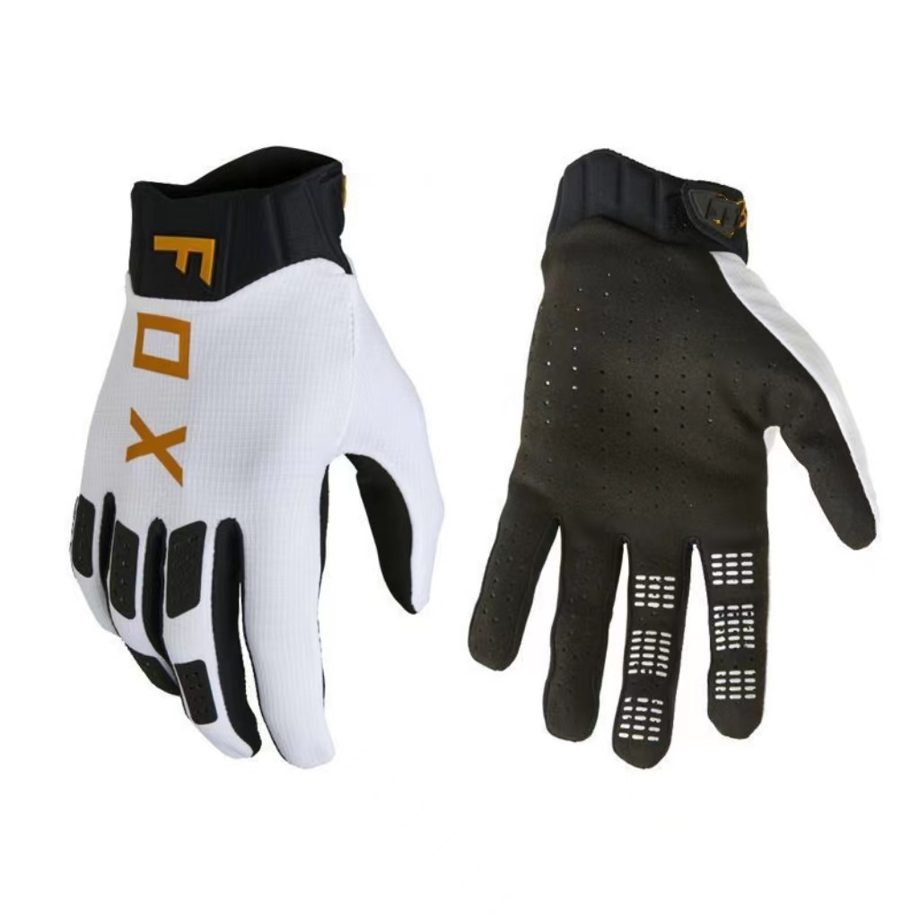 22 guantes coloridos para bicicleta de montaña, compatibles con pantallas táctiles, resistentes al desgaste, para montar en motocicletas todoterreno.
