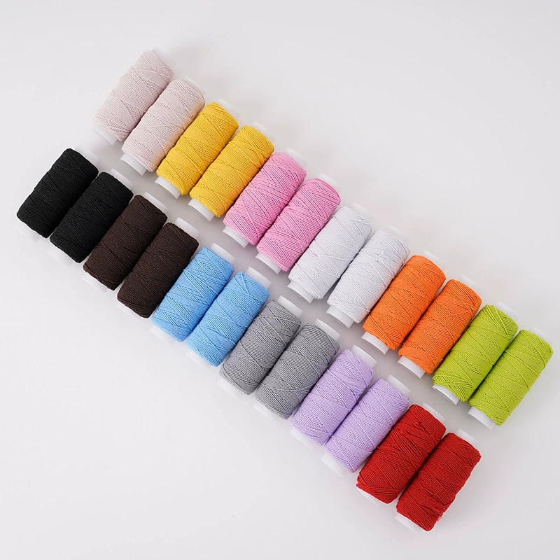 Эластичная нить Тонкая резиновая нить 0,6 мм цветная эластичная веревка очень тонкая и высокая швейная машина нижняя линия DIY одежда