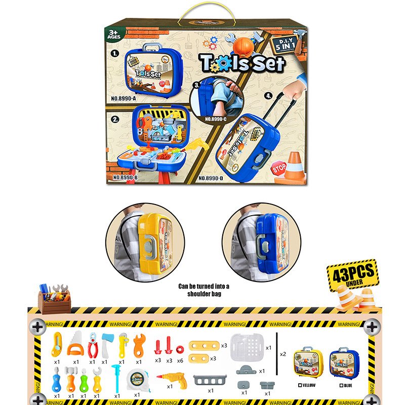 Transfronterizos Amazon Niños todo en uno reparación de ingeniería DIY desmontaje caja de tracción juguetes para niños
