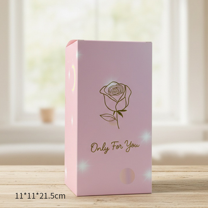 Flor inmortal cubierta de vidrio cubierta de acrílico cubierta de plástico transparente semicircular flor seca base a prueba de polvo con lámpara DIY material