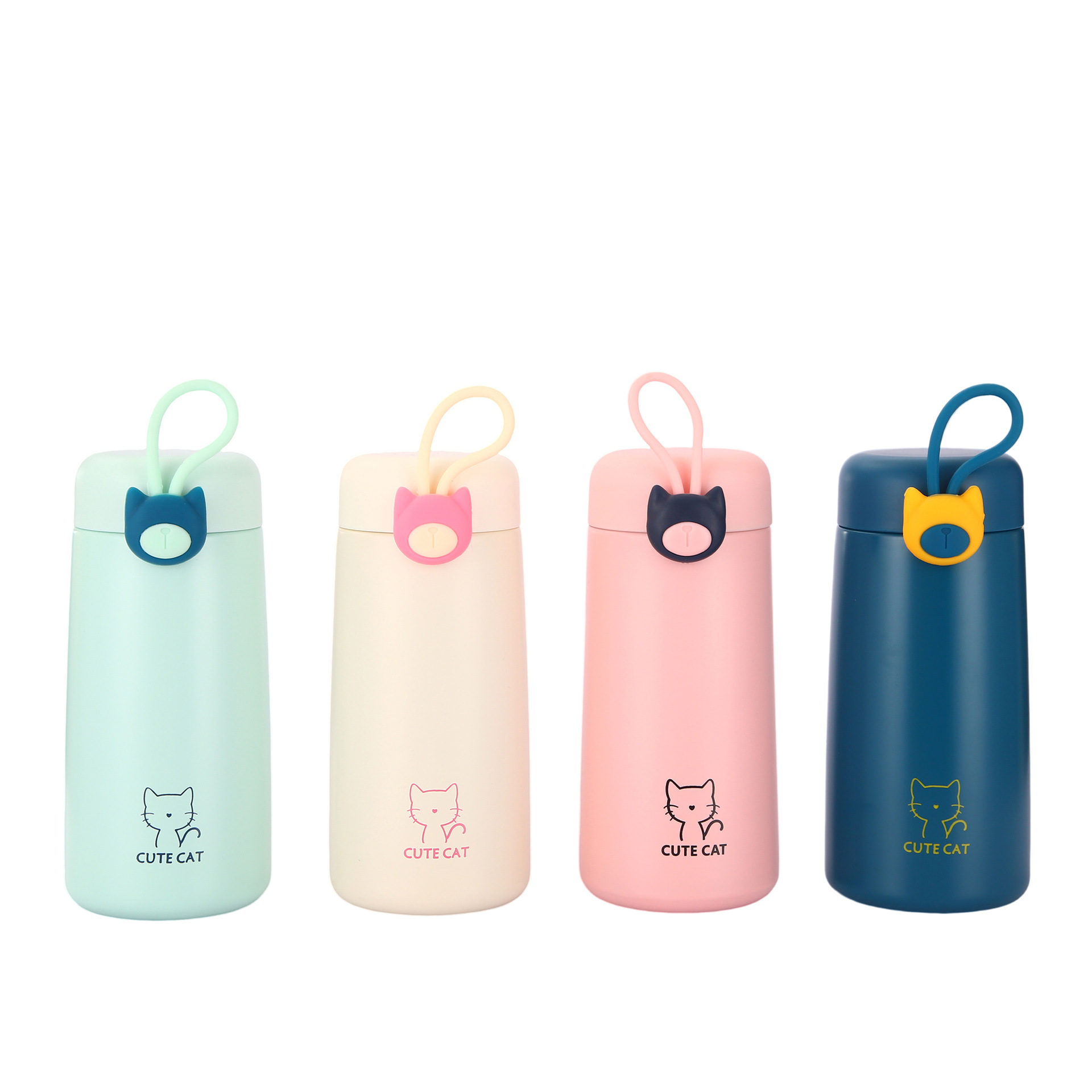 Acus 304 Stainless Steel Thermos Cup Children's Cute Portable Mini Portable Cup Men's and Women's Student Handheld Water Cup