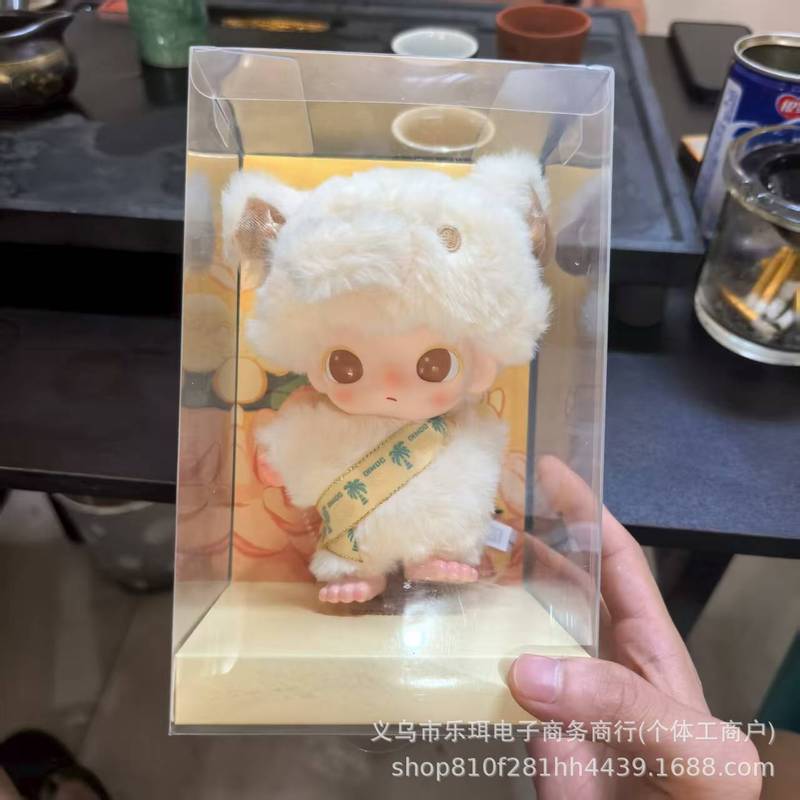 Dimoo泰国50周年限定搪胶毛绒公仔玩偶泡泡玛特小白象吊卡潮玩具|undefined