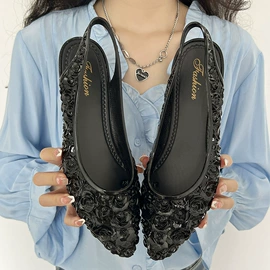 平底拖鞋;平底凉鞋;女式雨鞋