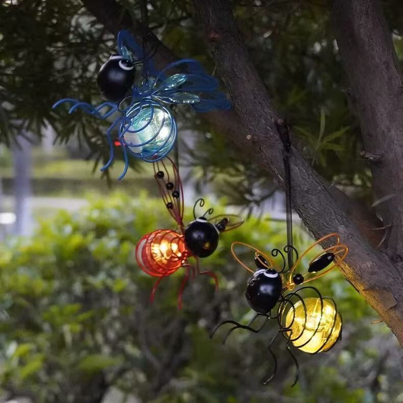 Solar-Powered Animal-Shaped Outdoor Garden Lights, Bee and Insect Ambiance Landscape Lights, Lawn Lights, Solar Lights Solar-Powered Animal-Shaped Outdoor Garden Lights, Bee and Insect Ambiance Landscape Lights, Lawn Lights, Solar Lights