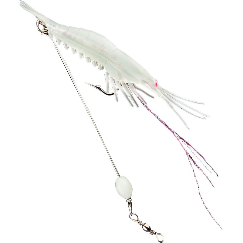 Venta directa de fábrica de Huizhu Luya cebo suave Camarón biónico Camarón suave cebo traje falso cebo con gancho de pesca camarón cebo artificial