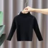 Black, high collar