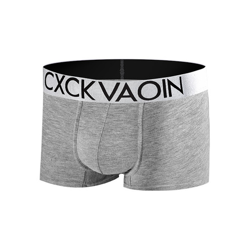 Single-pack sachet men's modal straight-leg underwear with high elasticity, wholesale for young men