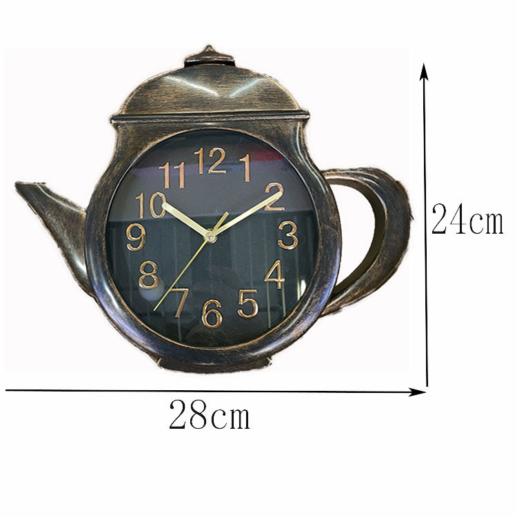 Reloj de pared moderno con diseño cartoon retro - Movimiento de cuarzo silencioso con segundos continuos - Fuente clara - Para decoración personalizada