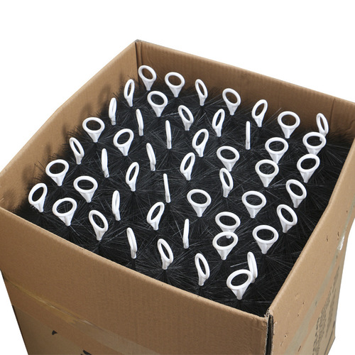 Fish pond filter material fish tank filter brush koi pond filter material black stainless steel cross brush aquarium