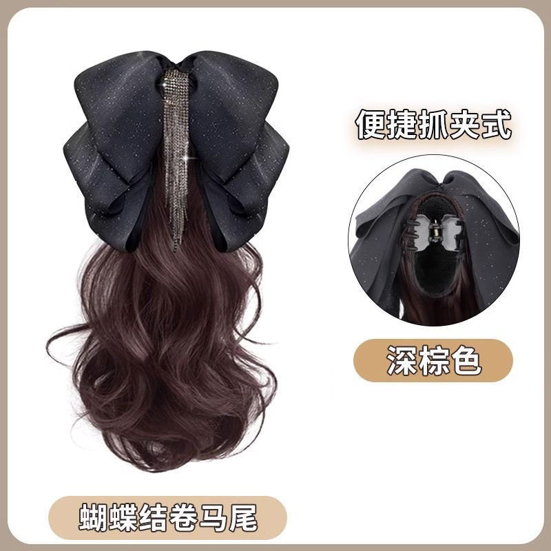 Cauda de caballo peluca de cabello