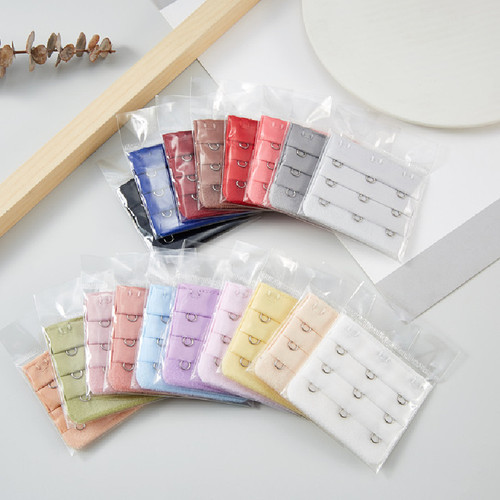 (Individual Packaging) Triple-Row Triple-Closure / Bra Extender Clasp / Bra Hook / Underwear Extender Hook / Adjustable Hook