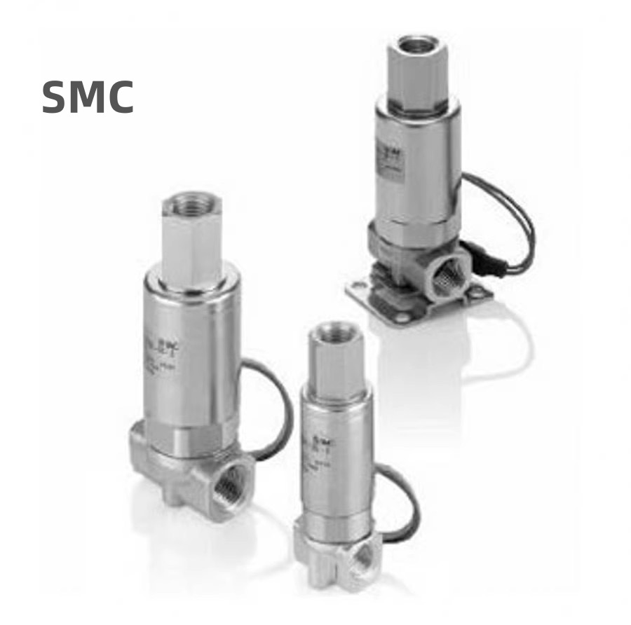 SMC 小型直动式两位三通电磁阀;VDW350-5G-4-01