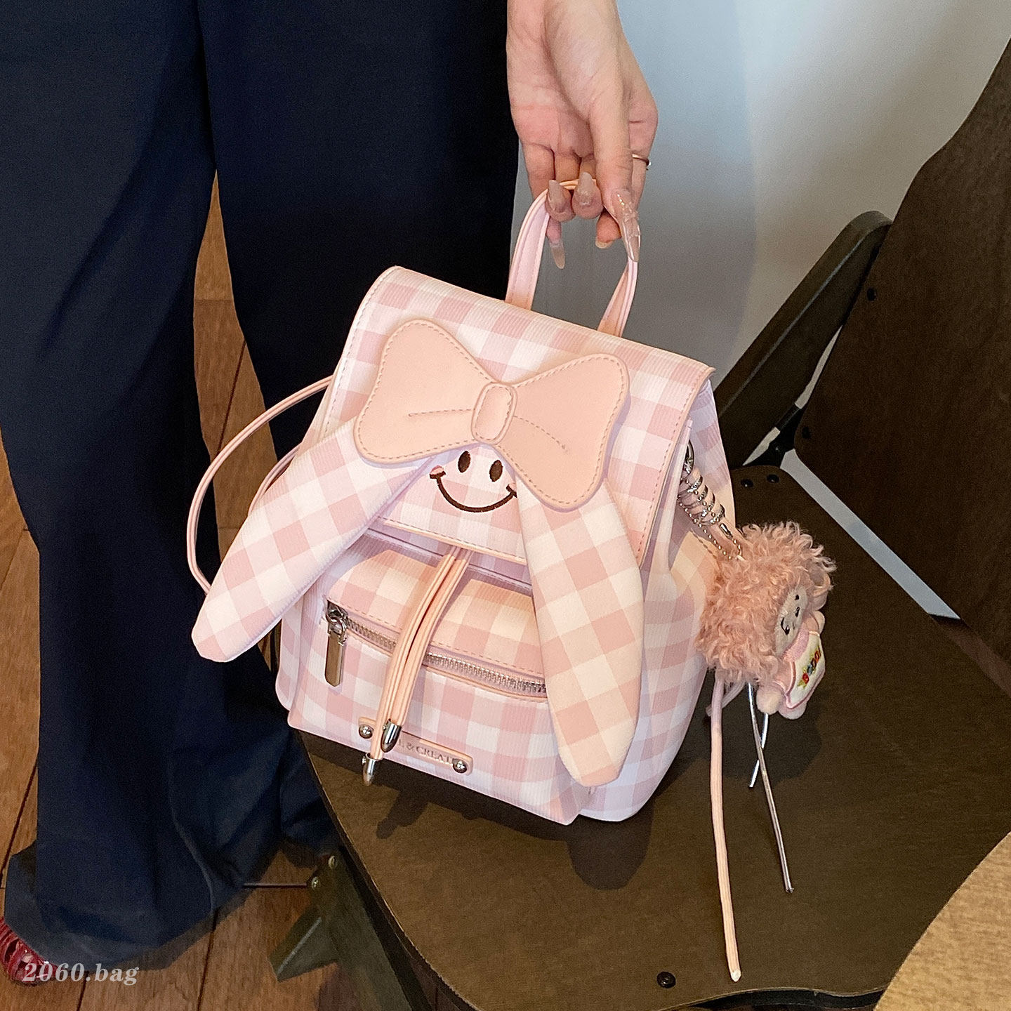 Estilo de viaje de hombro único arco de clase bolso de la escuela hermosa mochila nueva bolsa de 2026 gran capacidad para mujeres