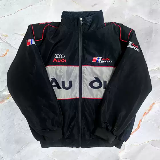F1 Racing Suit Fully Embroidered F1 Embroidered Racing Suit Motorcycle Riding Suit Casual Winter Cotton Jacket Custom-Made