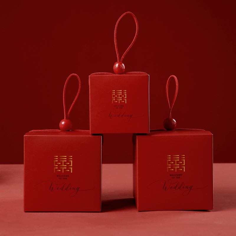 Creative Double Happiness Wedding Candy Box High-end Wedding…