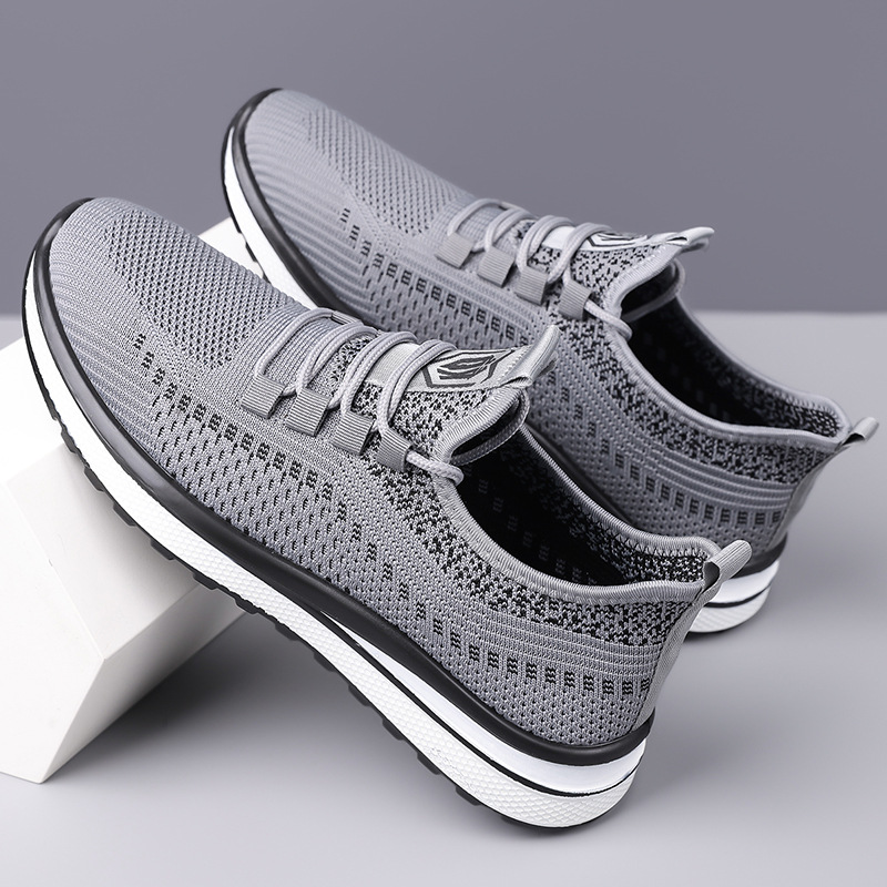 Men's Shoes Breathable 2025 Casual Shoes Summer Men's Fashion Mesh Lightweight Sports Shoes Soft Sole New Casual Sports