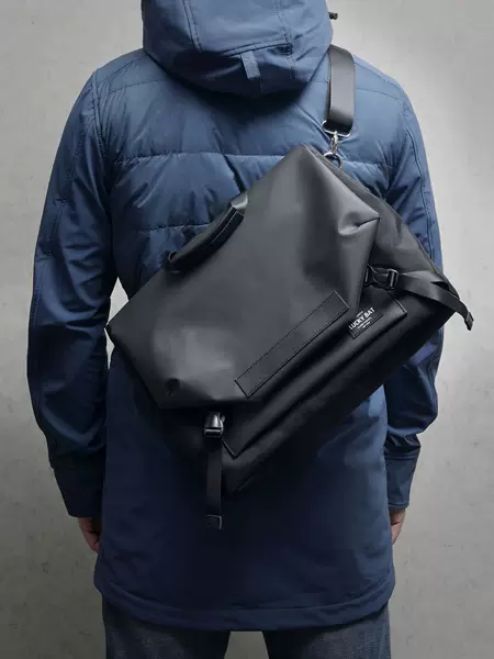 Simple Business Laptop Waterproof Crossbody Large-Capacity Student Backpack Notebook Portable One-Piece Dropshipping