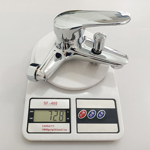 Bathtub faucet copper hot and cold faucet Shower faucet triple faucet Bathroom water heater mixing faucet