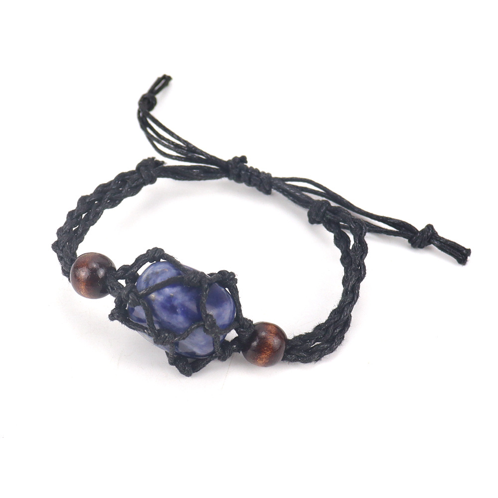 1 Piece Retro Geometric natural stone Crystal Agate Womenu0027S Bracelets