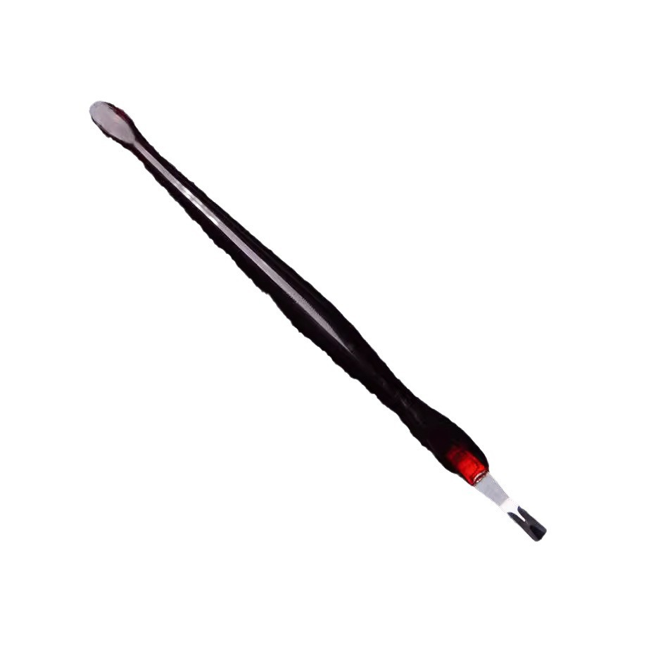 Herramientas de uñas Tenedor de eliminación de piel muerta empuje de piel muerta de uñas tipo V pala de piel muerta de acero inoxidable para eliminación de piel muerta de púas