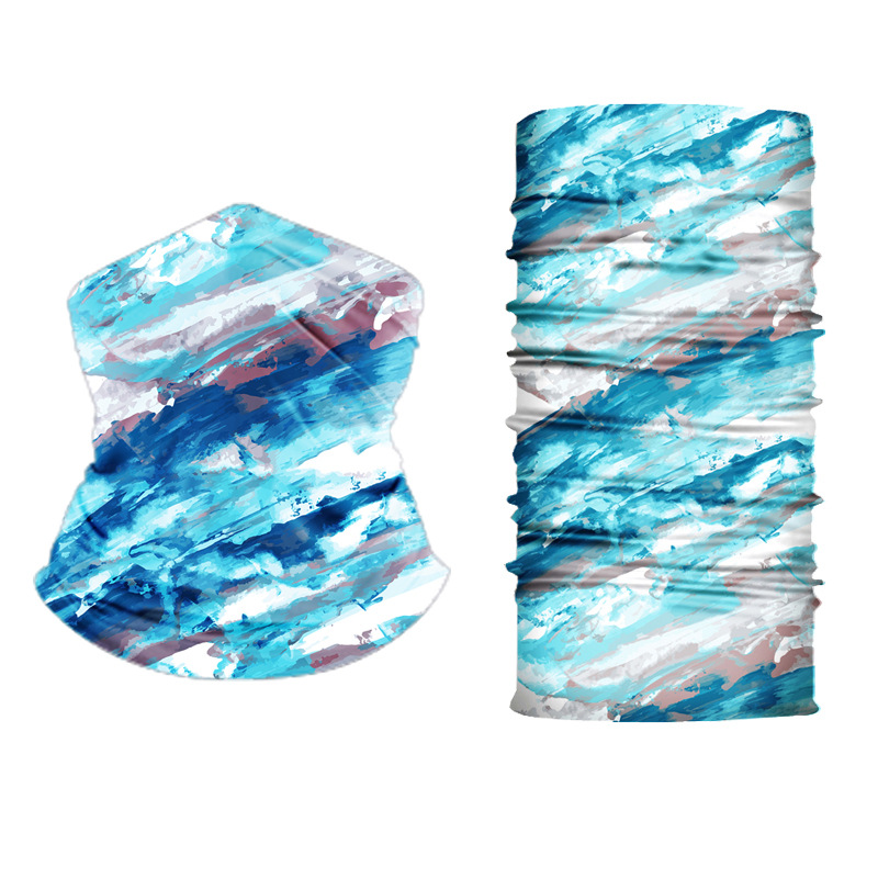 Xunhui sin costuras de alta elástico Lycra pañuelo transfronterizo Amazon montar protección solar Deportes al aire libre a prueba de viento mágico pañuelo en la cabeza