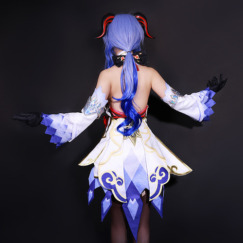 Genshin Impact of Fog City with Gan Yu cosplay game costume Liyue Yujie Chinese style Miss Gan Yu cos clothing for women