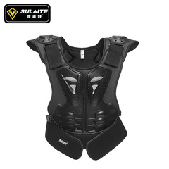 SULAITE children's roller skating protective gear skating chest protector and back protector night reflective equestrian riding armor riding armor