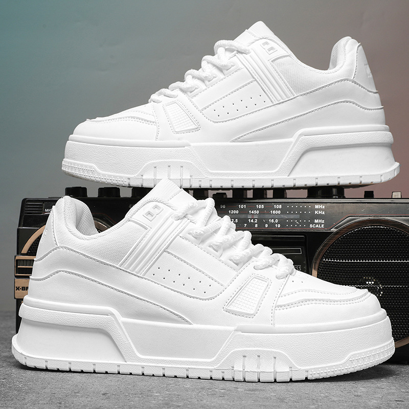 Casual for men's spring new bread sh, fashionable and versatile, lightweight, thick soled casual high-heeled board_voghion.com
