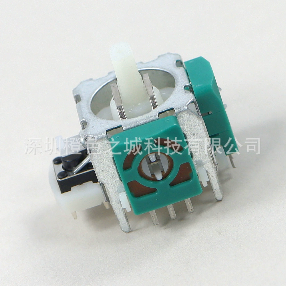 [适用国产XBOX360手柄3D摇杆通用PS2 PS3 组装手柄3PIN 白杆3D摇杆]