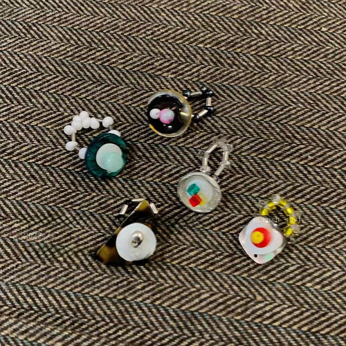 Multi-element Retro Beaded Ring for Women - Trendy, Light Luxury, Unique Design, Index Ring, Cool Style, Elastic Stackable Finger Ring