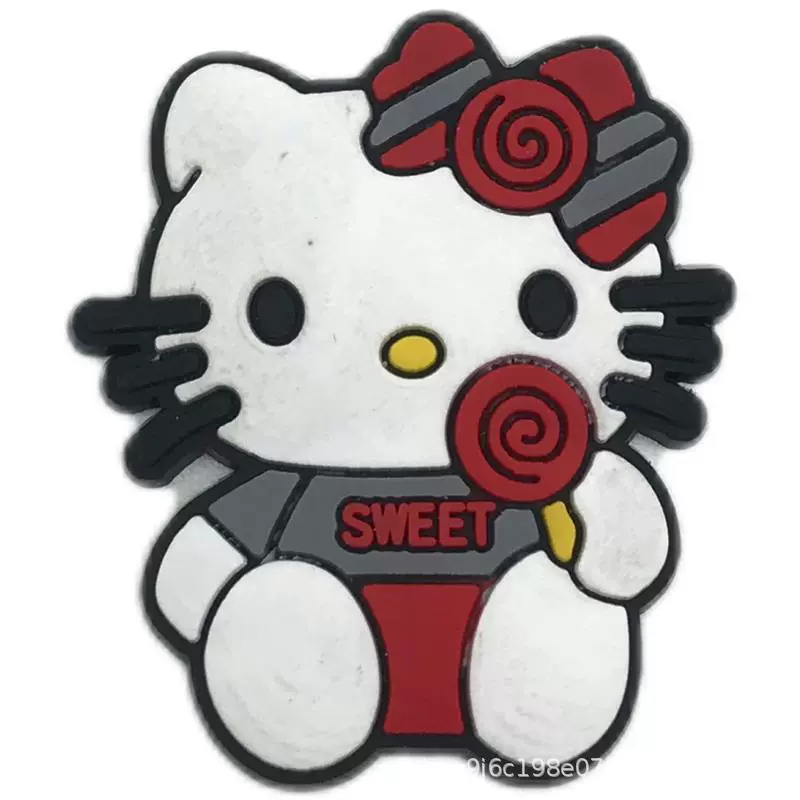 Hello Kitty, мультяшные туфли, съемная пряжка для обуви