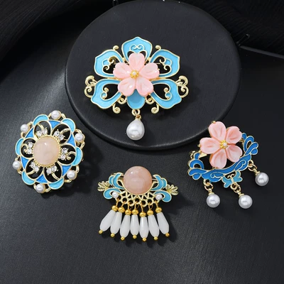 Palace Style Accessory Brooch — Yaxa sancaqları
