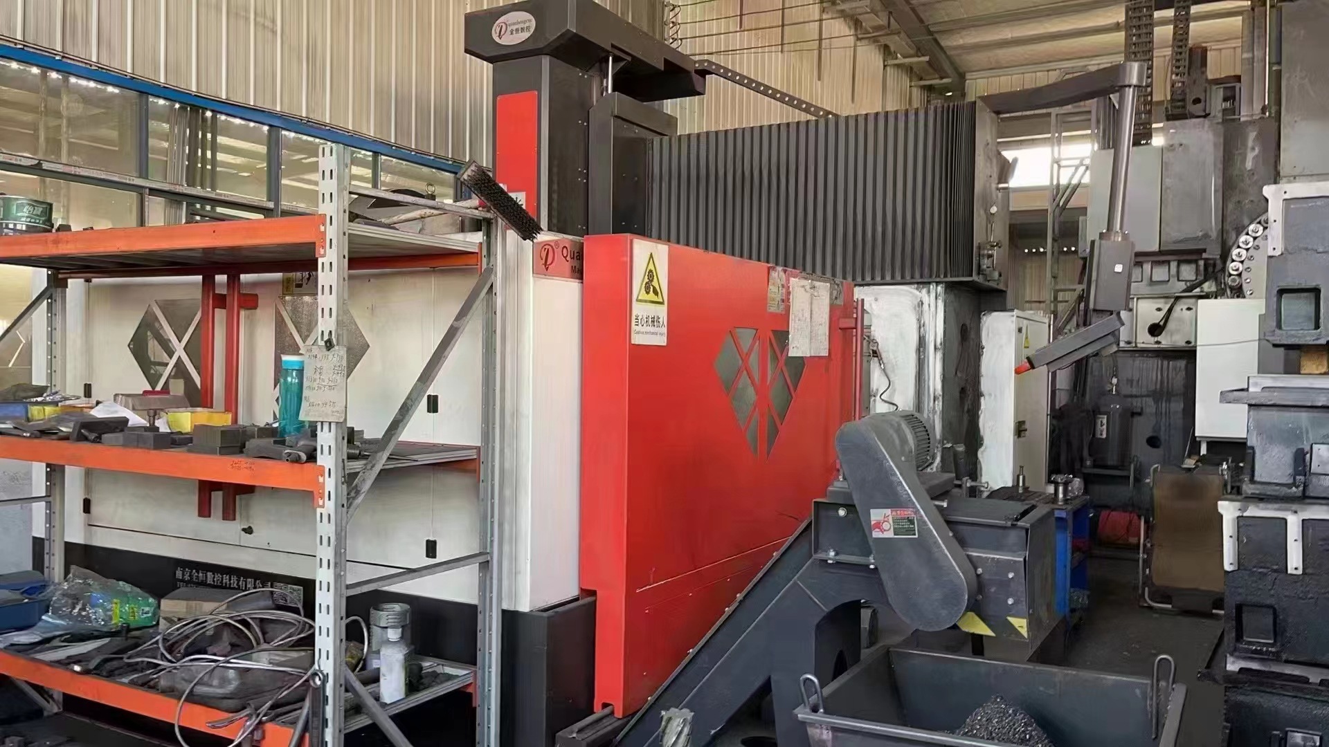 出售二手南京全恒1.6x2.5米龙门加工中心二手1.6米数控龙门