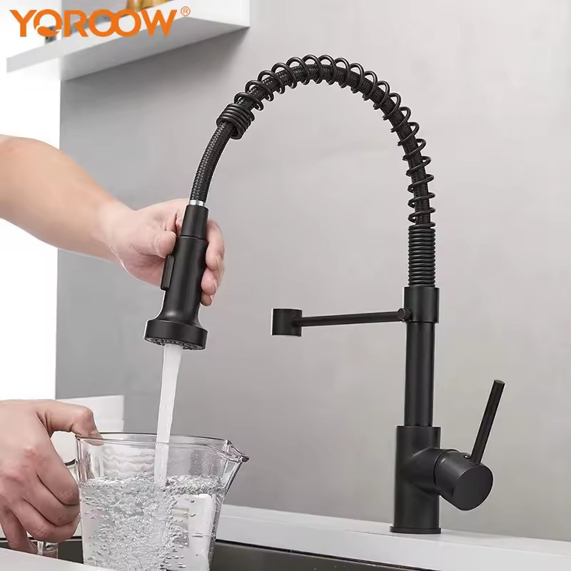 Argentina Exports Zinc Body Pull-Out Kitchen Sink Faucet Pull-Down Sprayer Deck Mounted