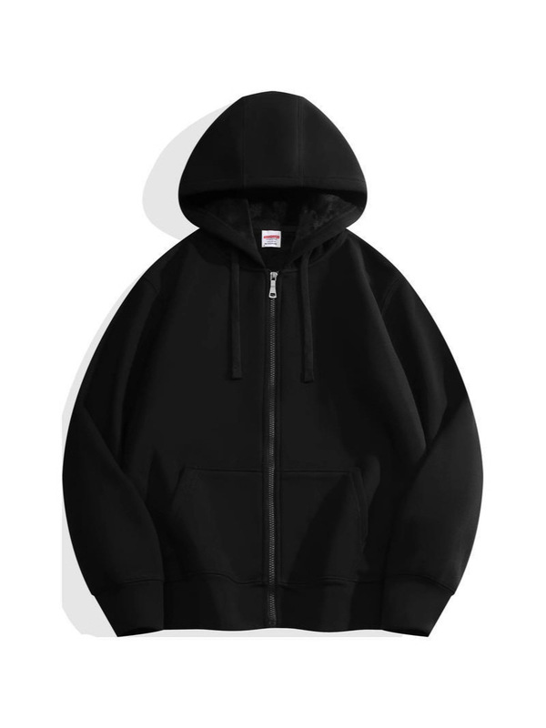 圆领卫衣定制logo加绒拉链开衫工作服团体套头连帽刺绣聚会服工装|undefined