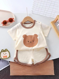Детский летний набор футболка и шорты, семейный стиль, спортивный комплект с коротким рукавом, размеры 73–130 см