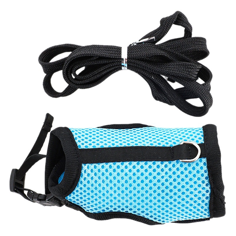Cuerda de conejo de cerdo holandés pequeña cuerda de tracción para mascotas conejo chaleco especial pecho espalda Amazon gato conejo correa para el pecho