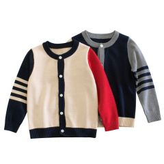 27kids Korean style children's clothing spring new style 2024 children's sweater jacket sweater boy baby clothes wholesale